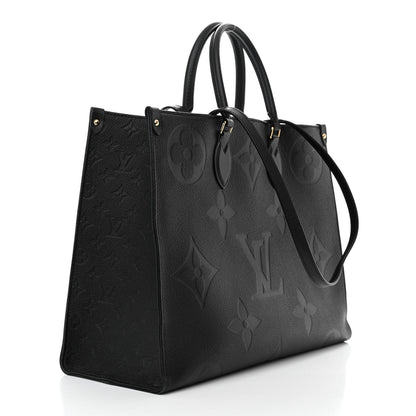 Louis Vuitton Empreinte Monogram Giant Onthego GM Black 3 of 14