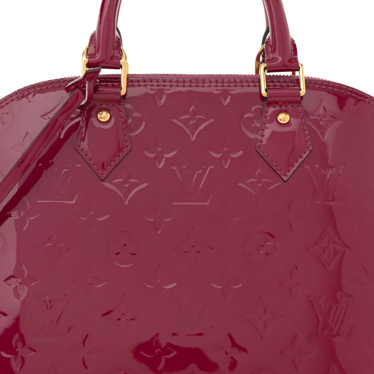 Louis Vuitton Vernis Alma PM Magenta 8 of 11