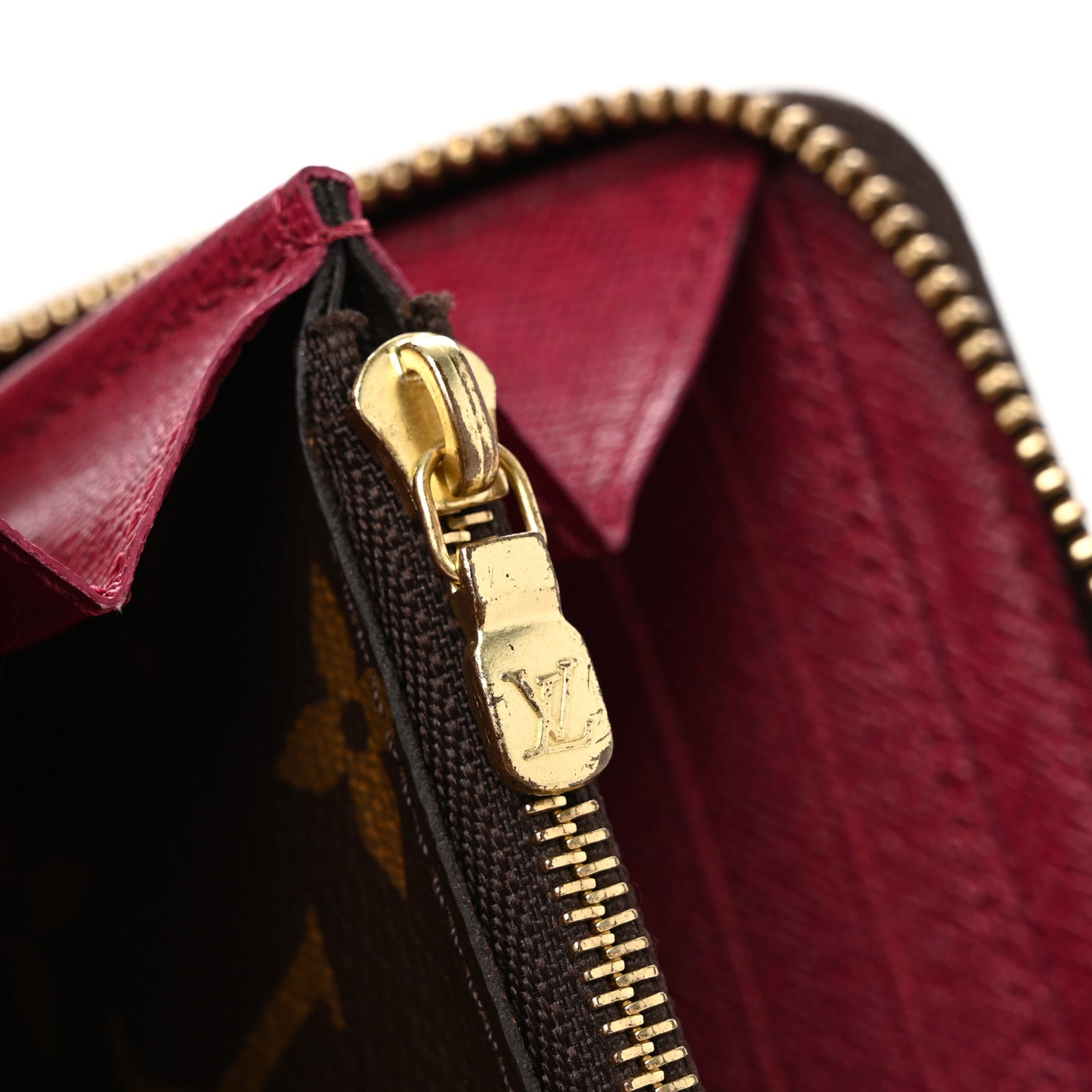Louis Vuitton Monogram Clemence Wallet Fuchsia 8 of 11