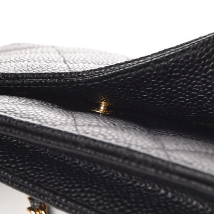 Chanel Caviar Quilted Wallet On Chain WOC Black 9 of 11