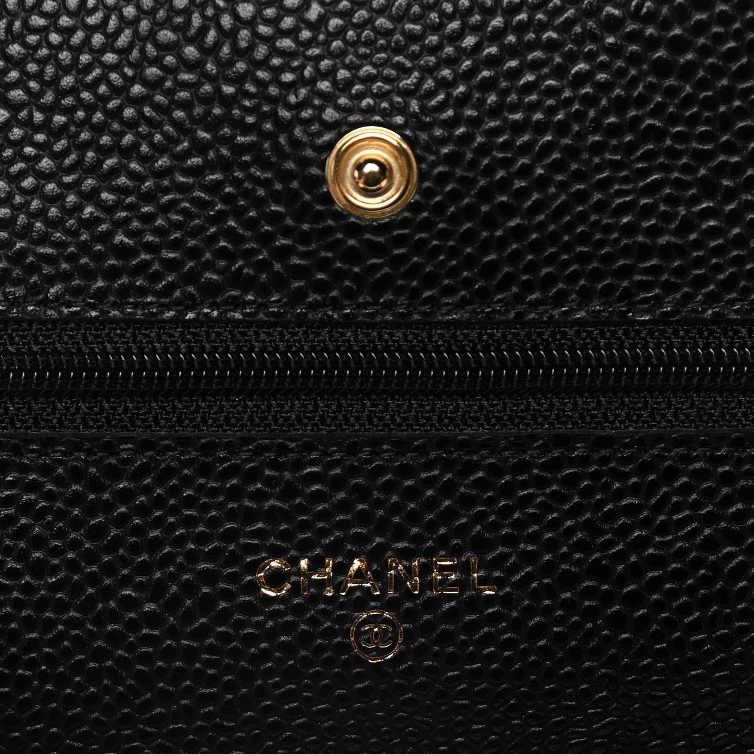 Chanel Caviar Quilted Wallet On Chain WOC Black 5 of 11