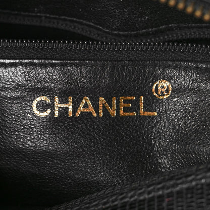 Chanel Lizard Quilted Small Tassel Camera Case Black 7 of 11
