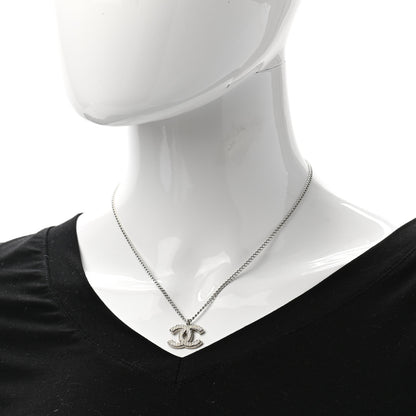 Chanel Metal CC Necklace Silver 2 of 6