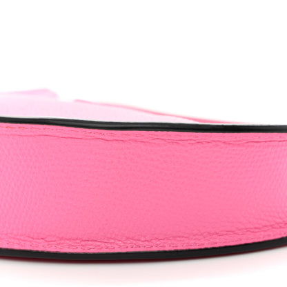 Valentino Garavani Grainy Calfskin Mini Vlogo Hobo Bag Feminine Pink 9 of 13