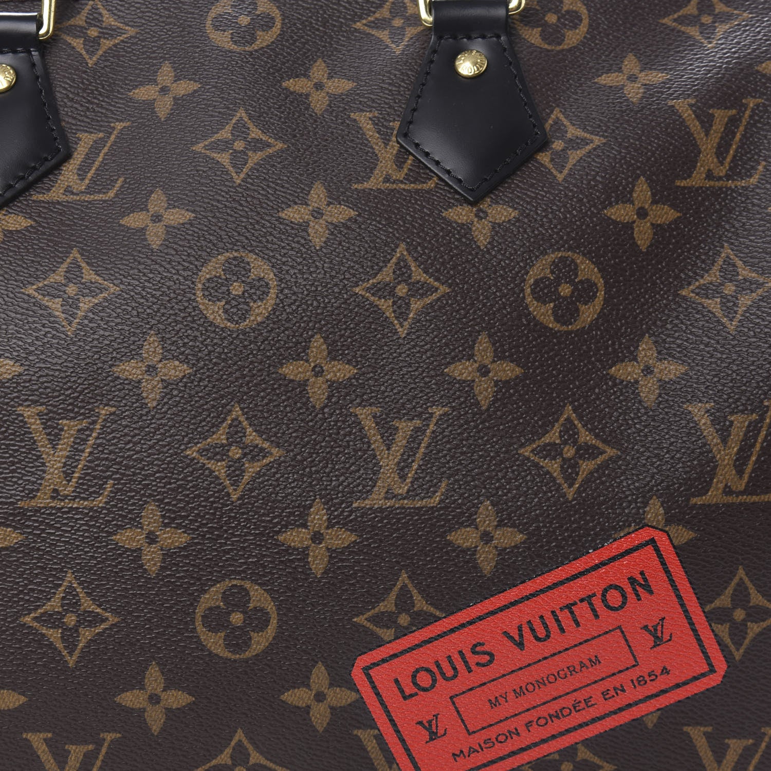 Louis Vuitton Monogram My World Tour Speedy Bandouliere 30 Black 10 of 10