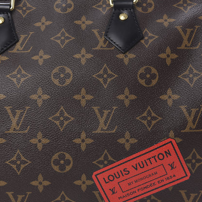 Louis Vuitton Monogram My World Tour Speedy Bandouliere 30 Black 10 of 10
