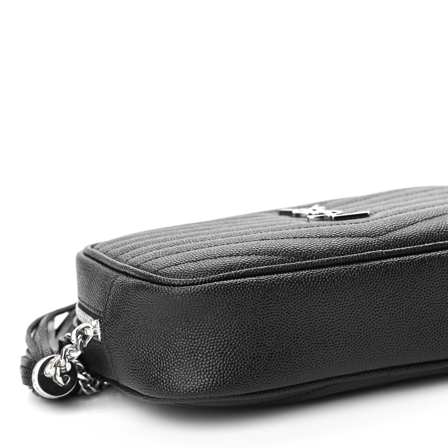 Grain De Poudre Matelasse Monogram Mini Lou Camera Bag Black