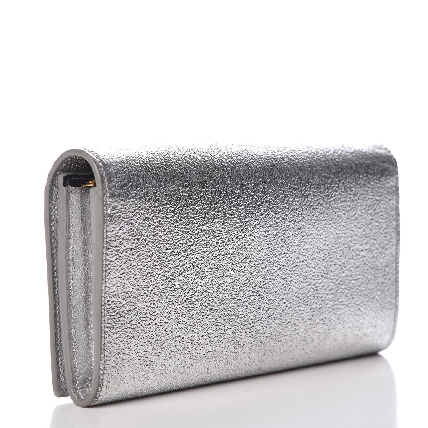 Grain De Poudre Classic Monogram Cassandre Wallet Silver