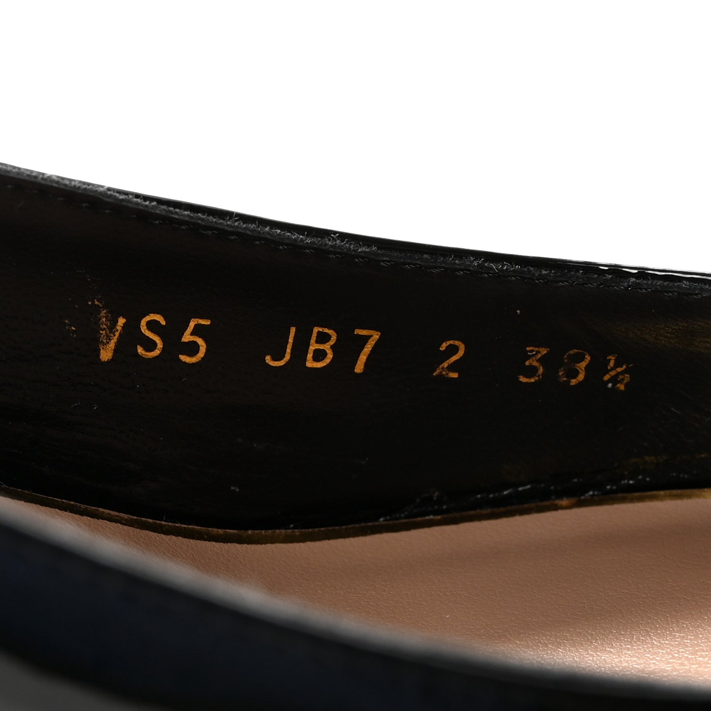 Patent Signature Vlogo Slingback 65mm Pumps 38.5 Black
