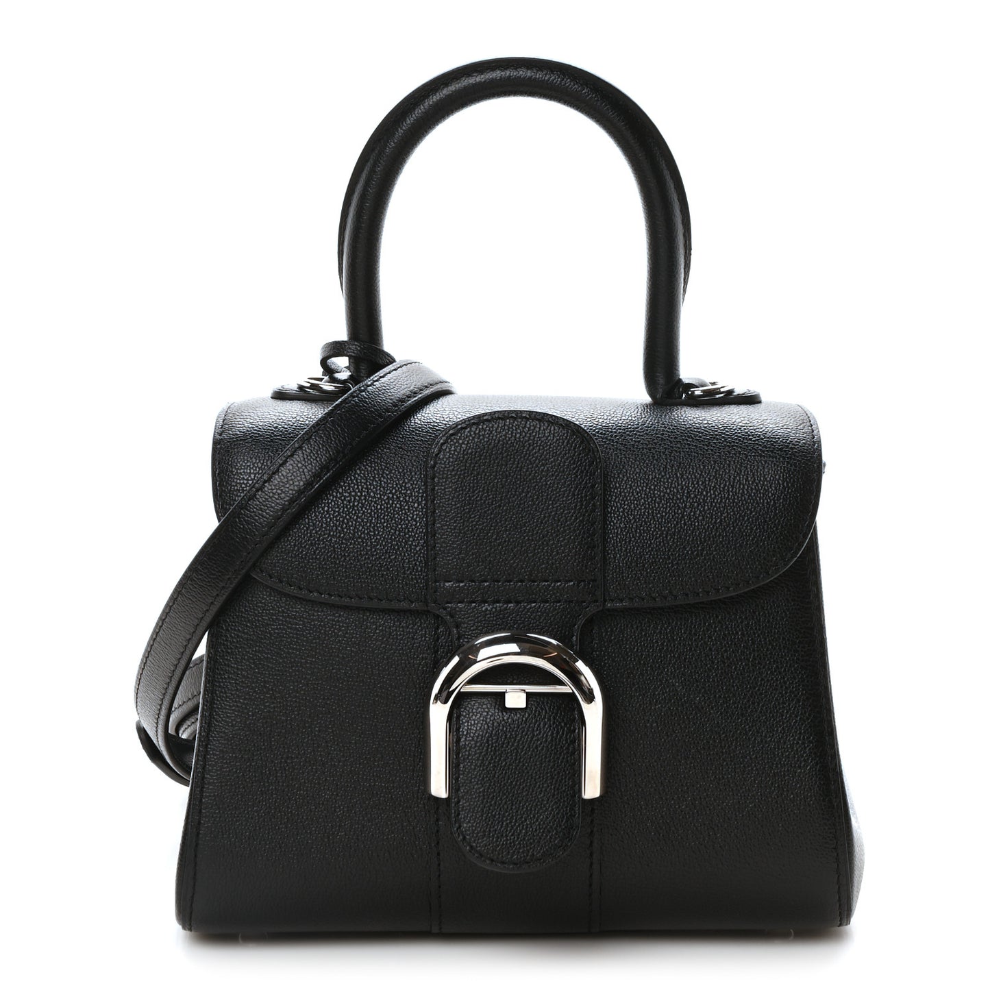 Grained Rodeo Calfskin Mini Brillant Black