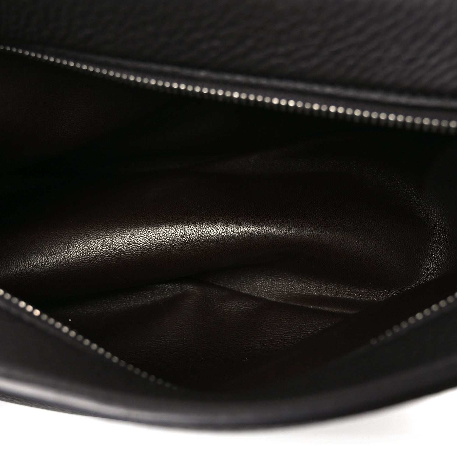 The Row Grained Calfskin Small Slouchy Banana Bag Dark Brown 5 of 10