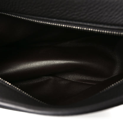 The Row Grained Calfskin Small Slouchy Banana Bag Dark Brown 5 of 10
