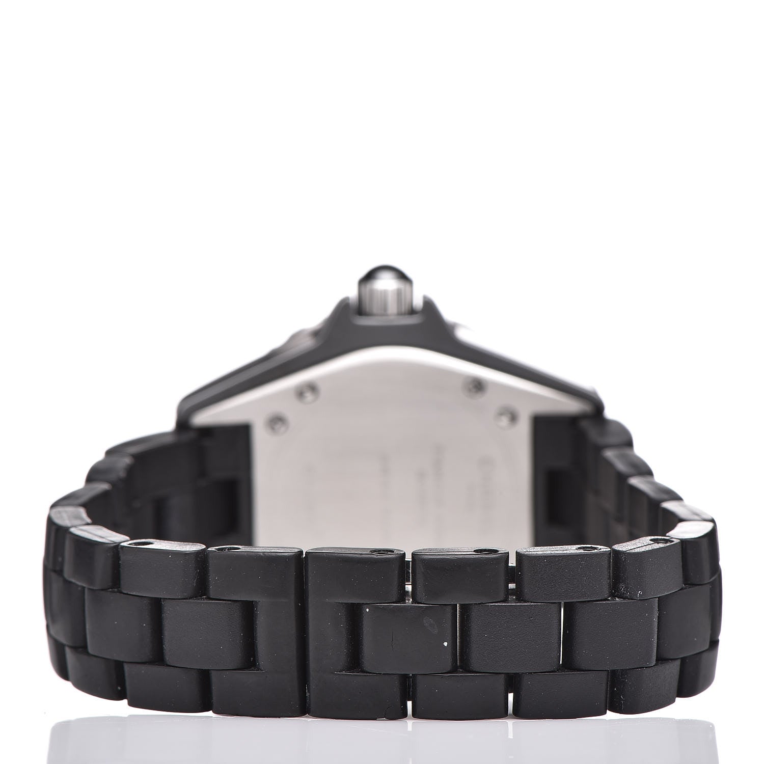 Chanel Stainless Steel Ceramic 33mm J12 Quartz Watch Black 4 of 7