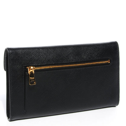Prada Saffiano Sound Clutch Nero Black 3 of 12