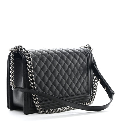 Chanel Caviar Quilted New Medium Boy Flap Black 3 of 11