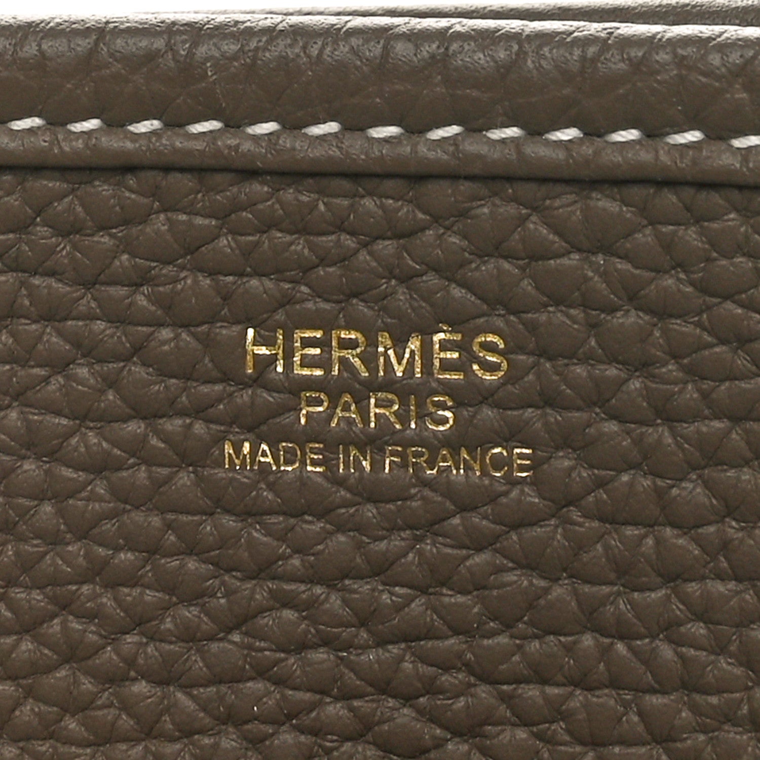 Hermes Taurillon Clemence Evelyne III PM Etoupe 6 of 10