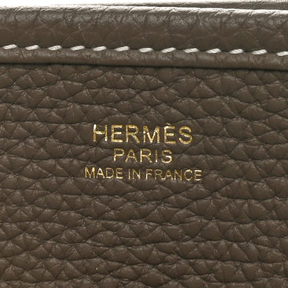 Hermes Taurillon Clemence Evelyne III PM Etoupe 6 of 10