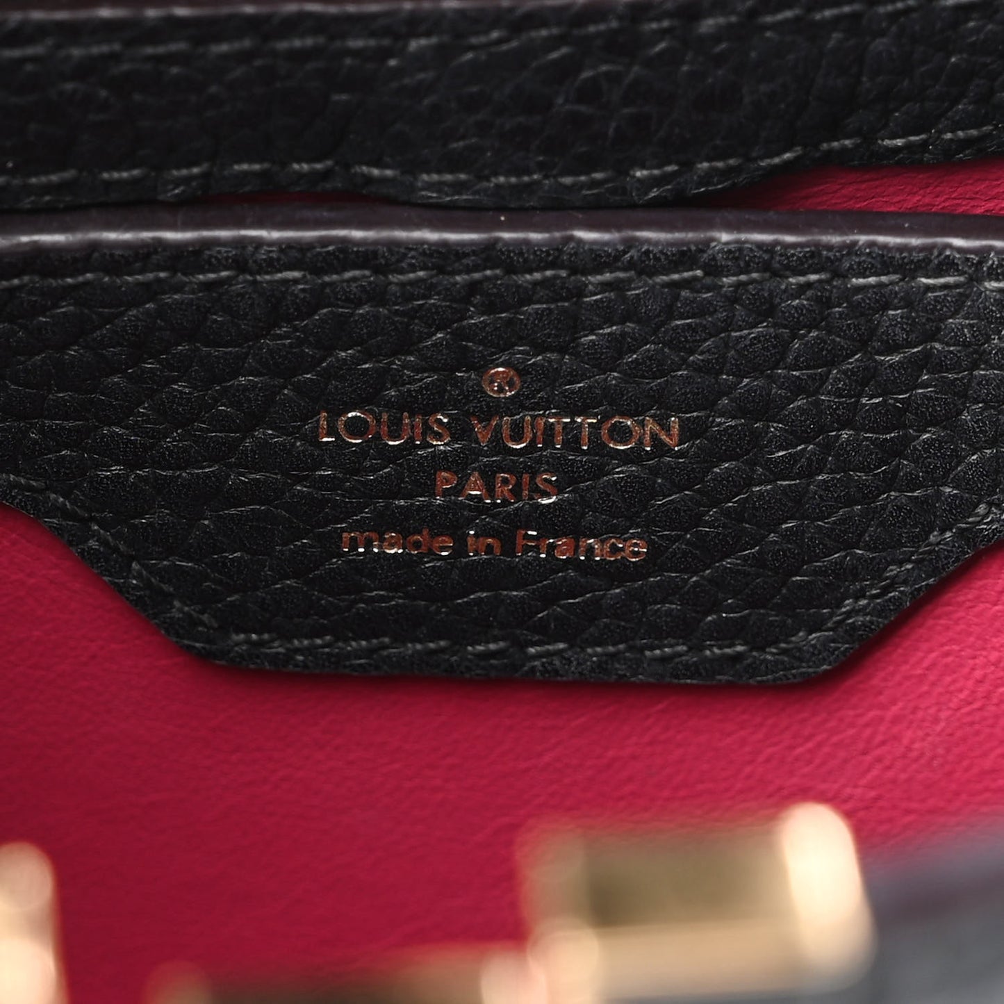 Taurillon Capucines PM Black