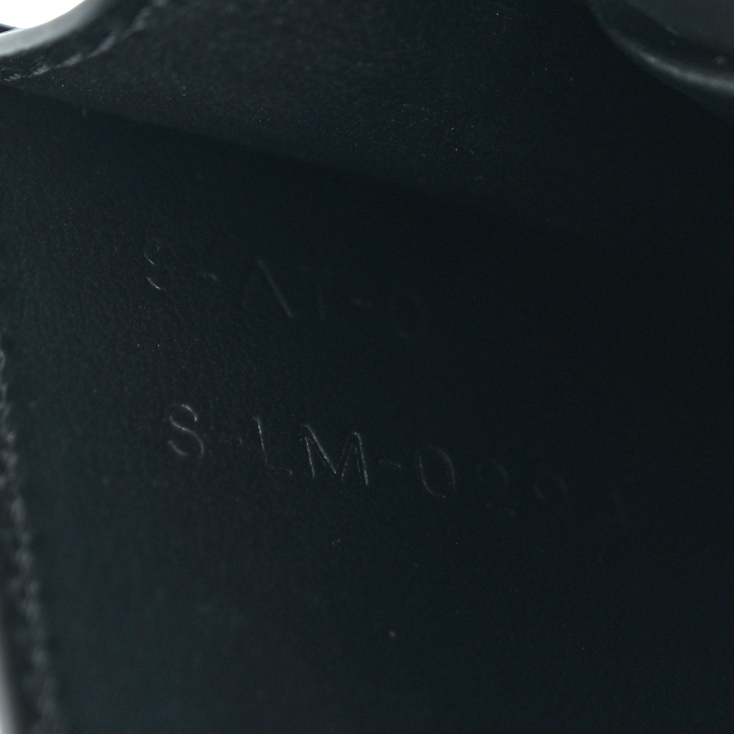 Shiny Calfskin Triomphe Flap Card Holder Black
