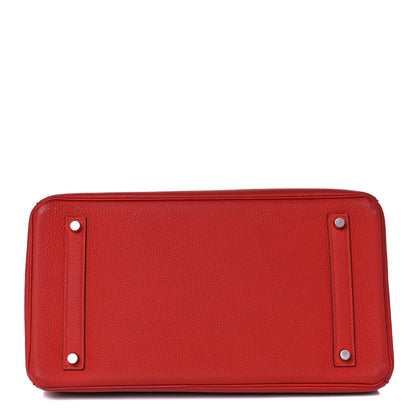 Hermes Togo Birkin 35 Rouge Casaque 5 of 38