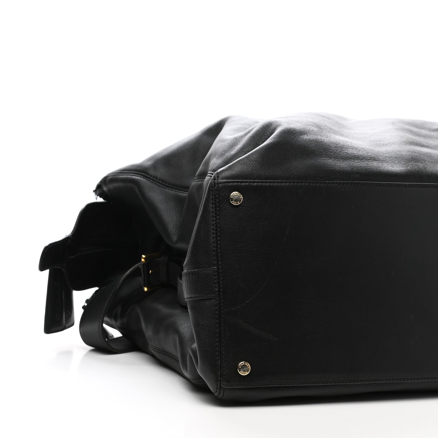 Calfskin Duffel Bag Black