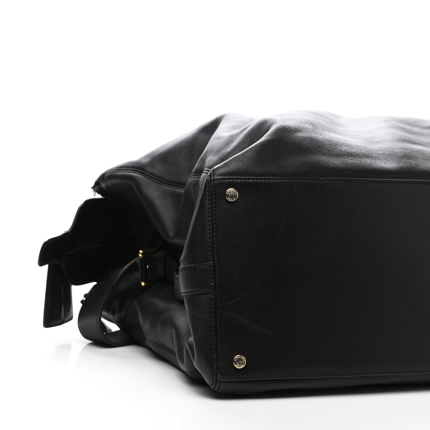 Chanel Calfskin Duffel Bag Black 8 of 16