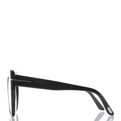 Tom Ford Samantha Cat Eye Sunglasses TF553 Black 2 of 12