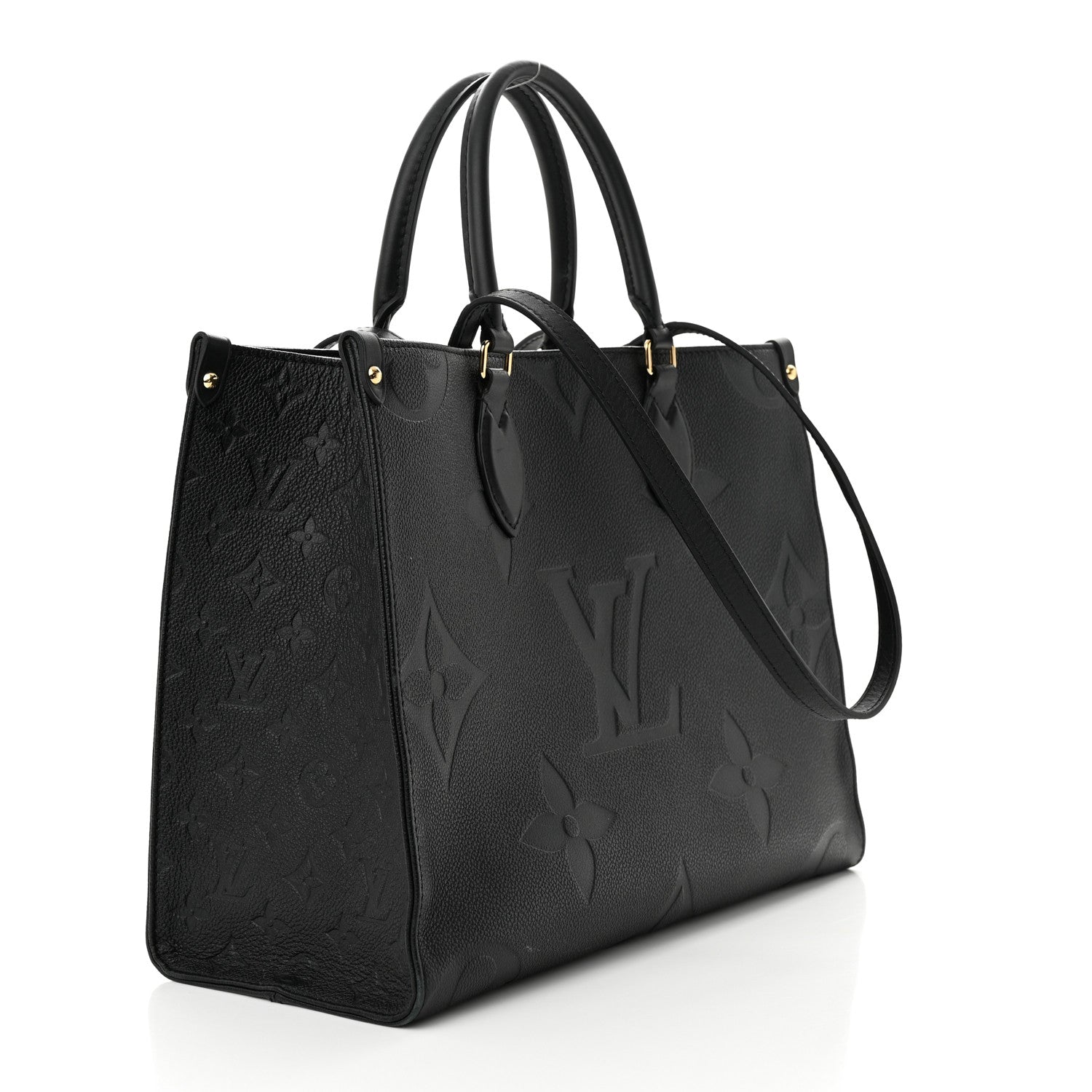 Louis Vuitton Empreinte Monogram Giant Onthego MM Black 3 of 15