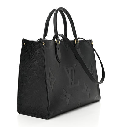 Louis Vuitton Empreinte Monogram Giant Onthego MM Black 3 of 15
