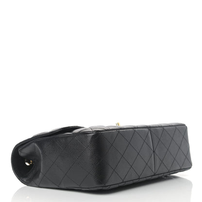 Chanel Caviar Quilted Jumbo Single Flap Black 3 of 16