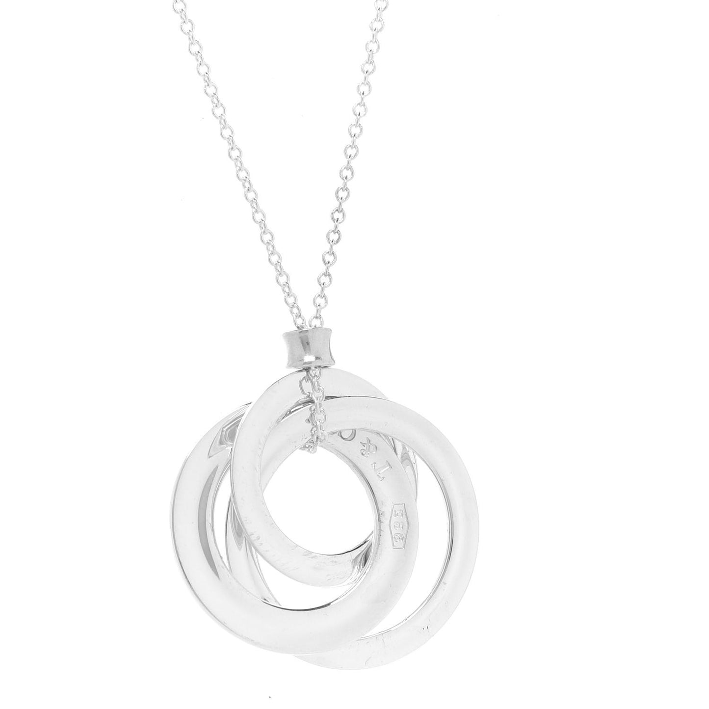 Sterling Silver 1837 Circles Pendant Necklace