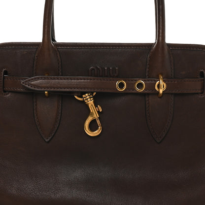 Miu Miu Nappa Medium Aventure Bag Radica 7 of 9
