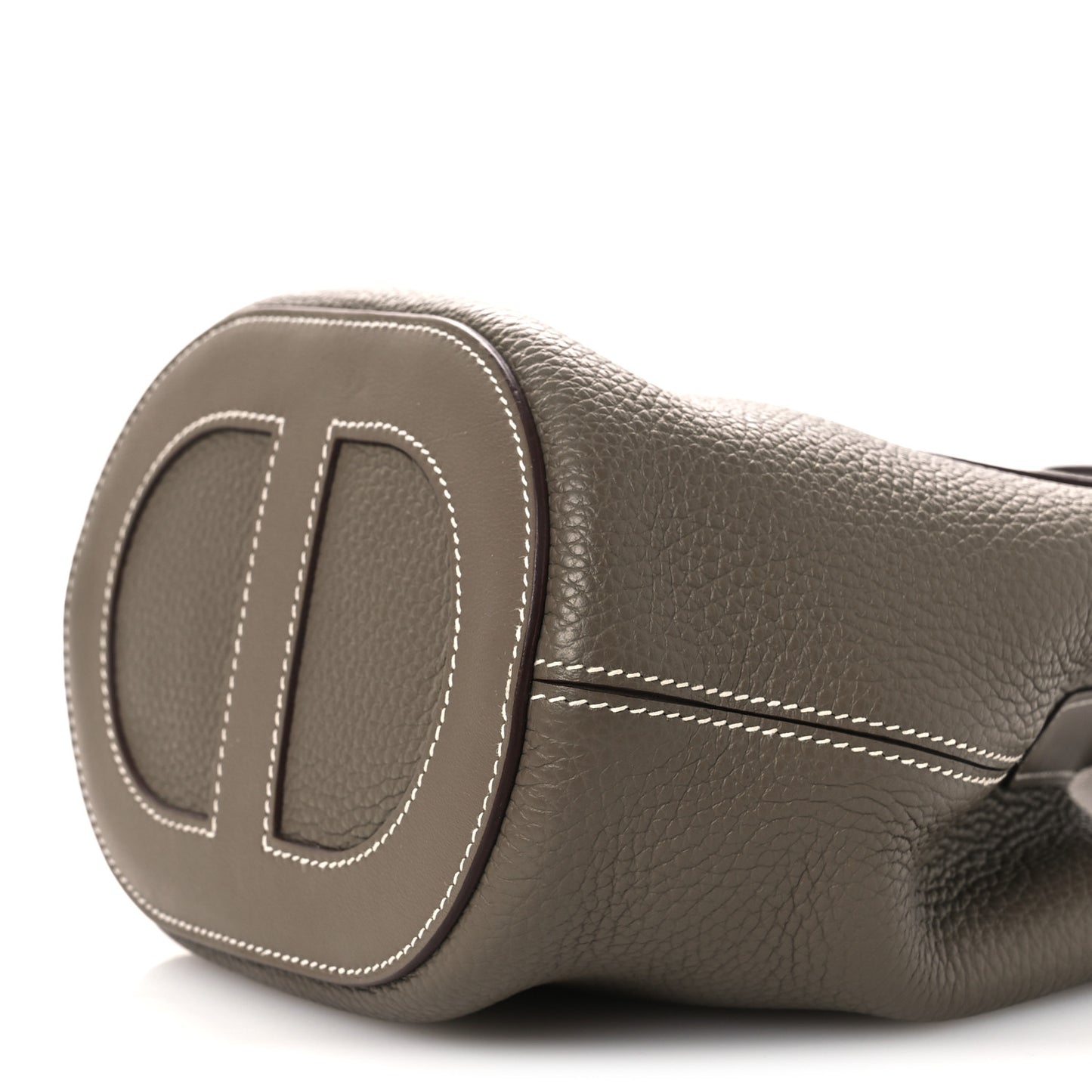 Taurillon Clemence Swift In-The-Loop 18 Bag Etoupe