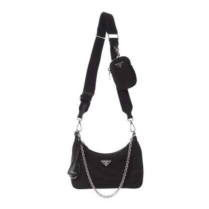 Prada Nylon Re-Edition 2005 Shoulder Bag Black 1 of 11