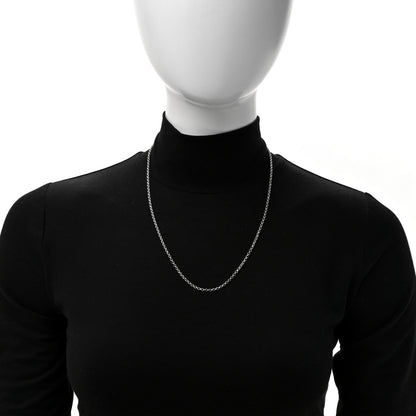Chrome Hearts Sterling Silver Roll Chain Necklace 22" 2 of 5