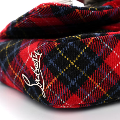 Christian Louboutin Wool Sweet Charity Crossbody Bag Plaid 9 of 11