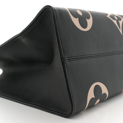 Louis Vuitton Empreinte Monogram Giant Onthego GM Black Beige 8 of 10