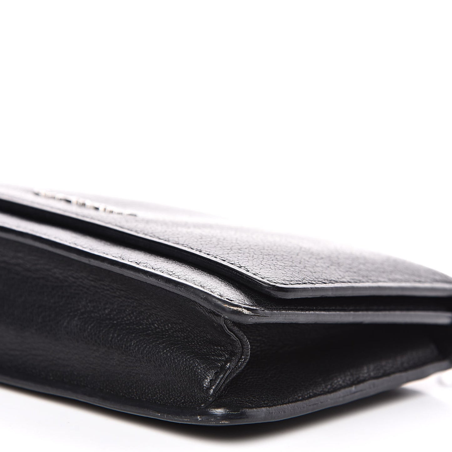 Sugar Goatskin Pandora Chain Wallet Black