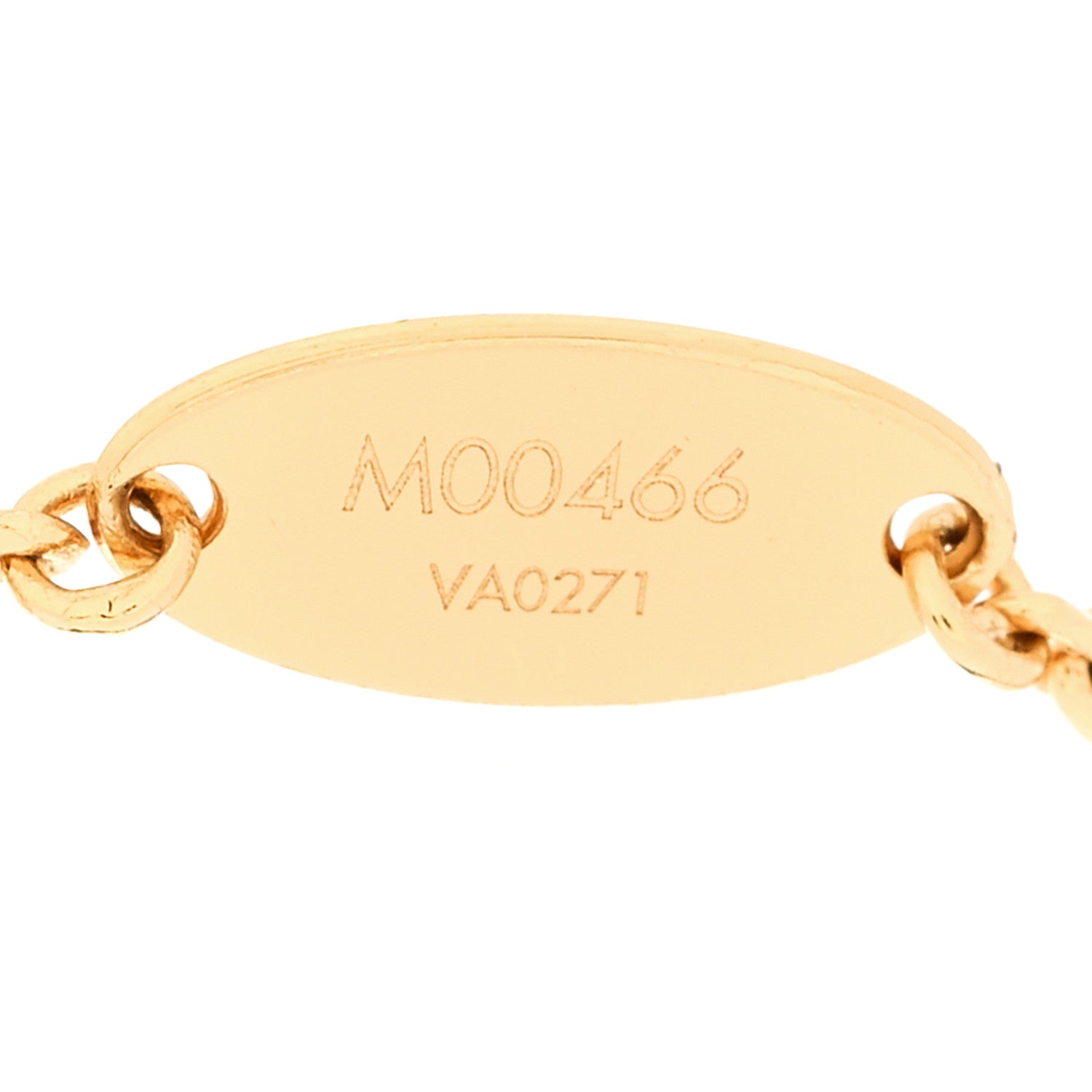 Louis Vuitton Metal Fall in Love Bracelet Gold Silver 3 of 4