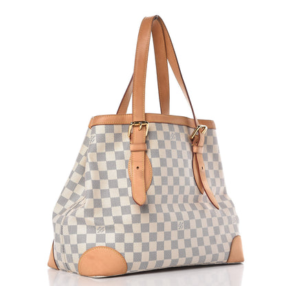 Louis Vuitton Damier Azur Hampstead MM 3 of 19