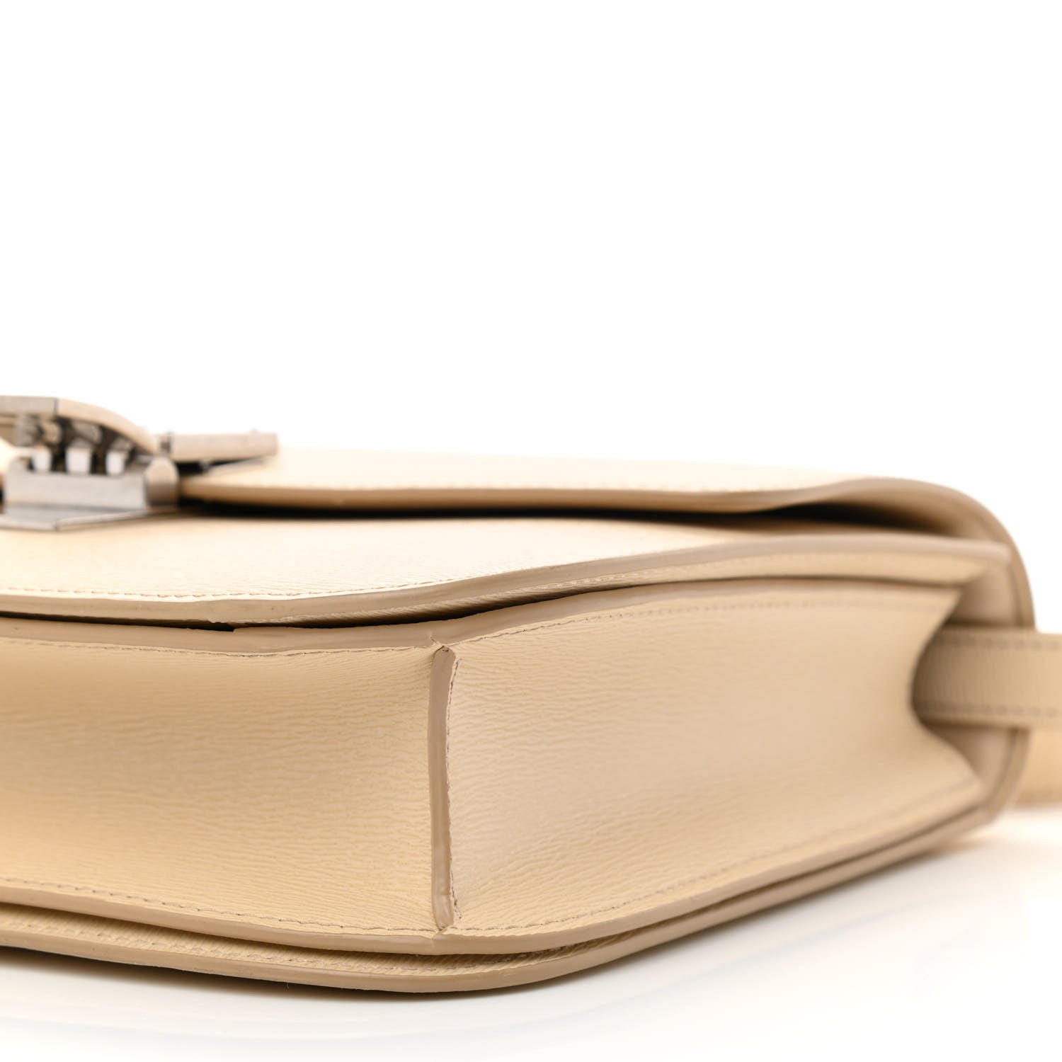 Celine Liege Calfskin Medium Classic Box Flap Bag Cream 12 of 12