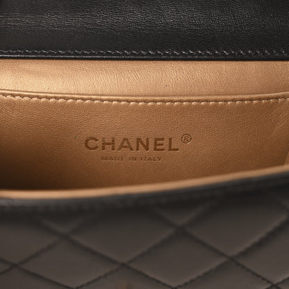 Chanel Lambskin Quilted Chic Pearls Flap Black 6 of 11