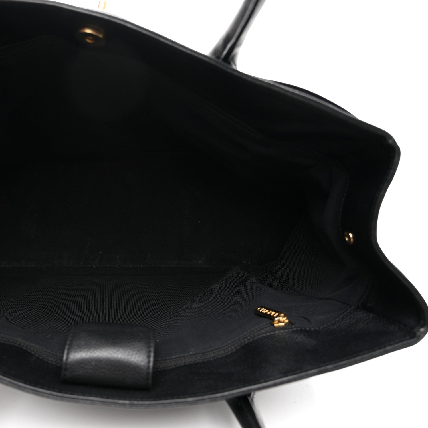 Chanel Calfskin Cerf Executive Shopper Tote Black 5 of 10