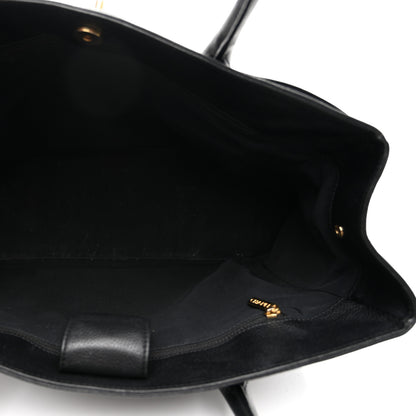 Chanel Calfskin Cerf Executive Shopper Tote Black 5 of 10