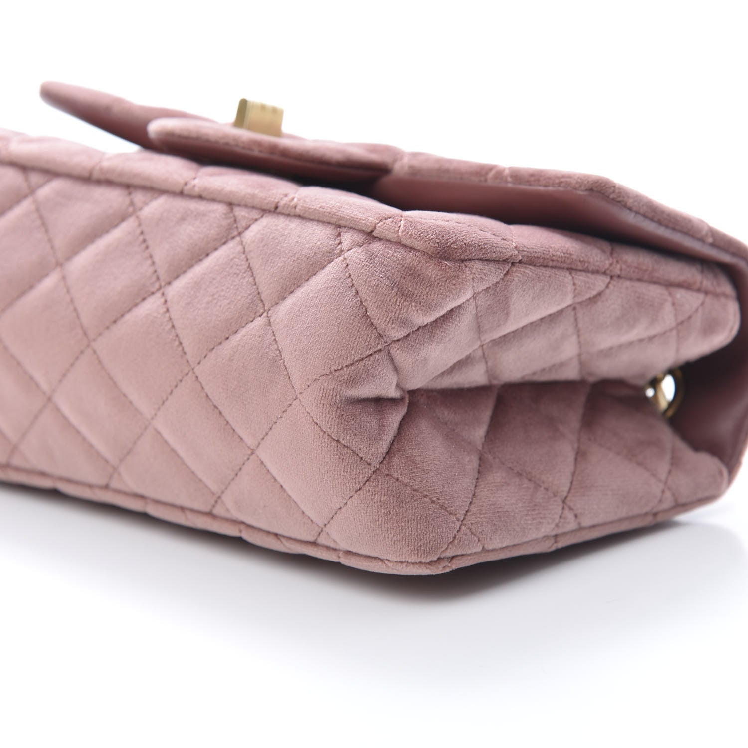 Chanel Velvet Quilted Mini 2.55 Reissue Flap Pink 10 of 10