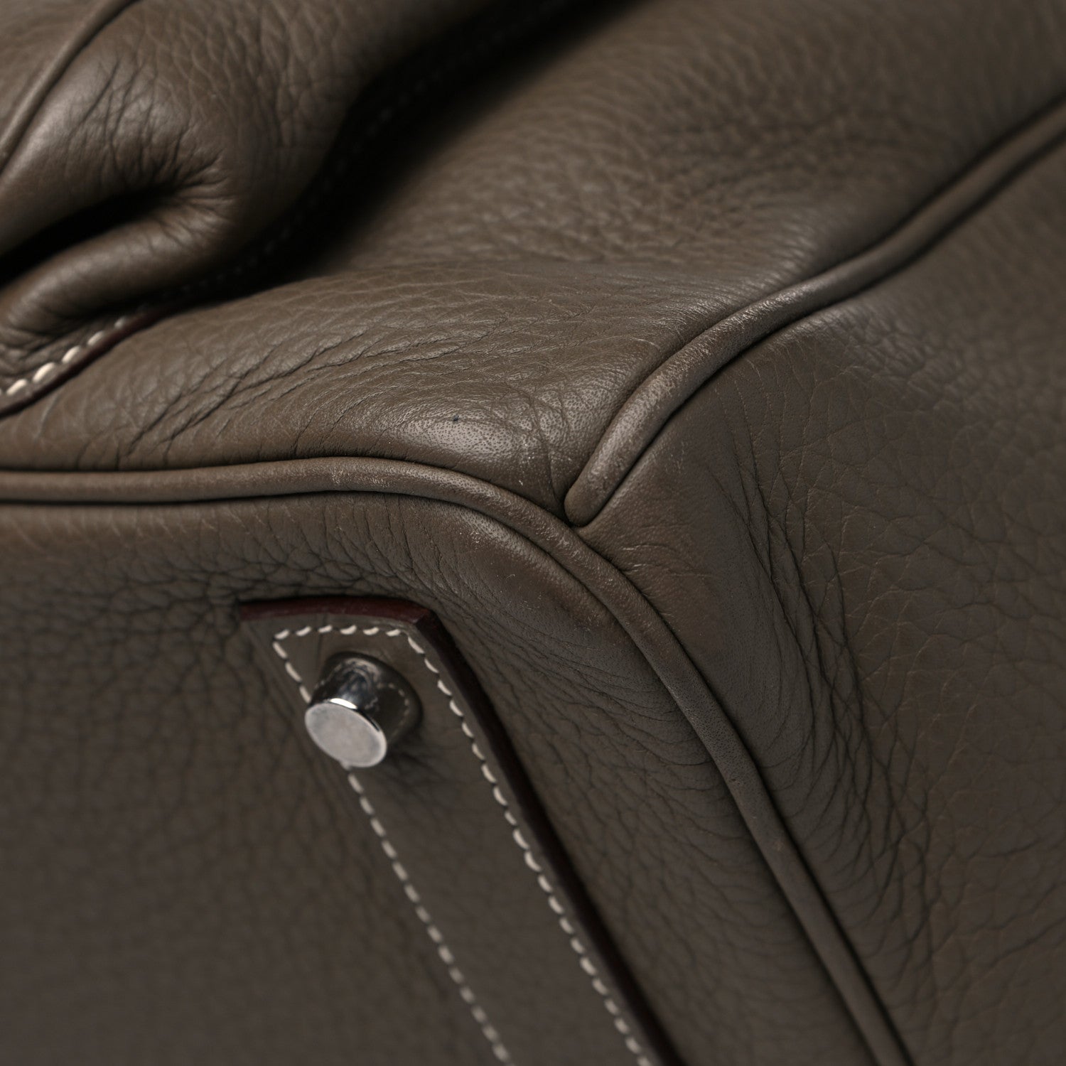 Hermes Taurillon Clemence Steve 45 Etoupe 8 of 14