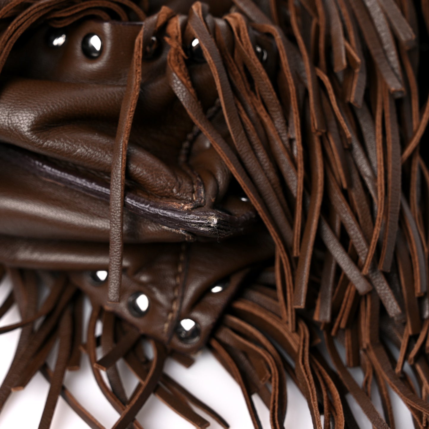 Nappa Fringe Shopping Tote Noce