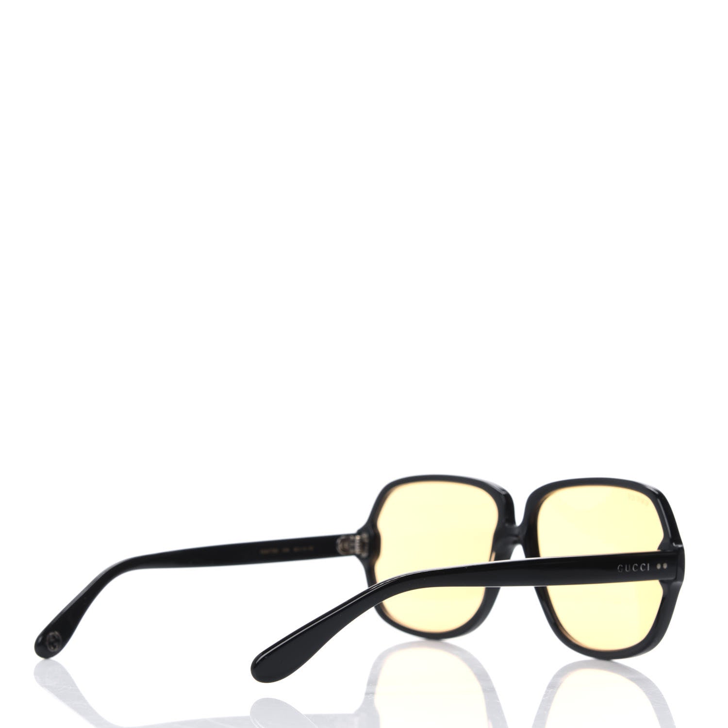 Gucci Acetate Sunglasses GG0778S Black Yellow 4 of 4
