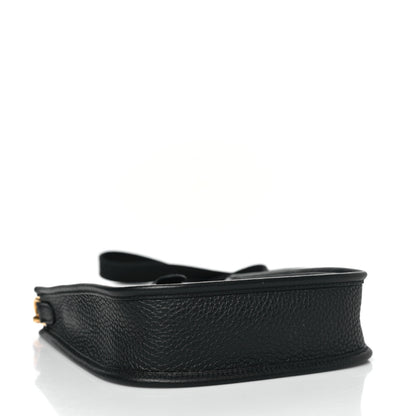 Hermes Taurillon Clemence Evelyne TPM Black 4 of 11