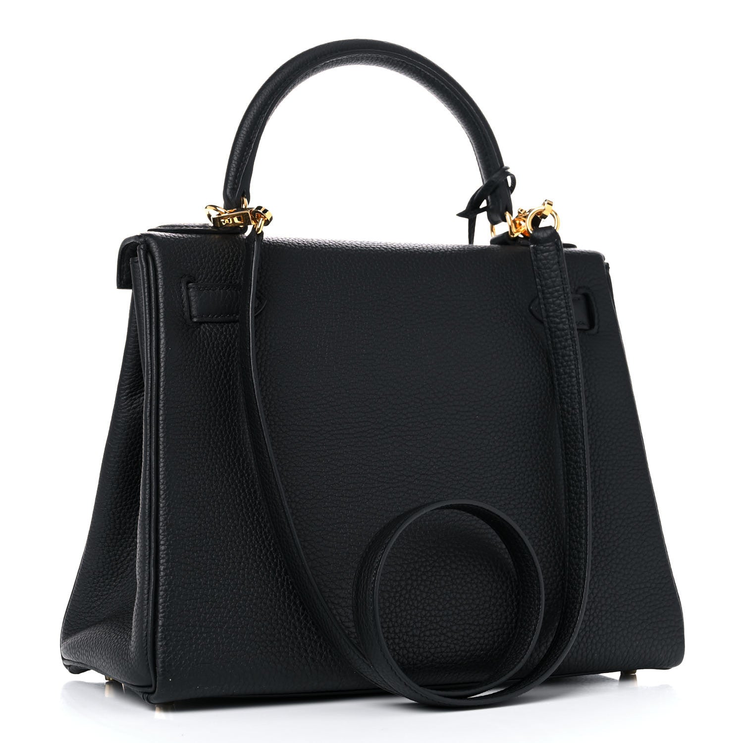 Hermes Togo Kelly Retourne 28 Black 3 of 36